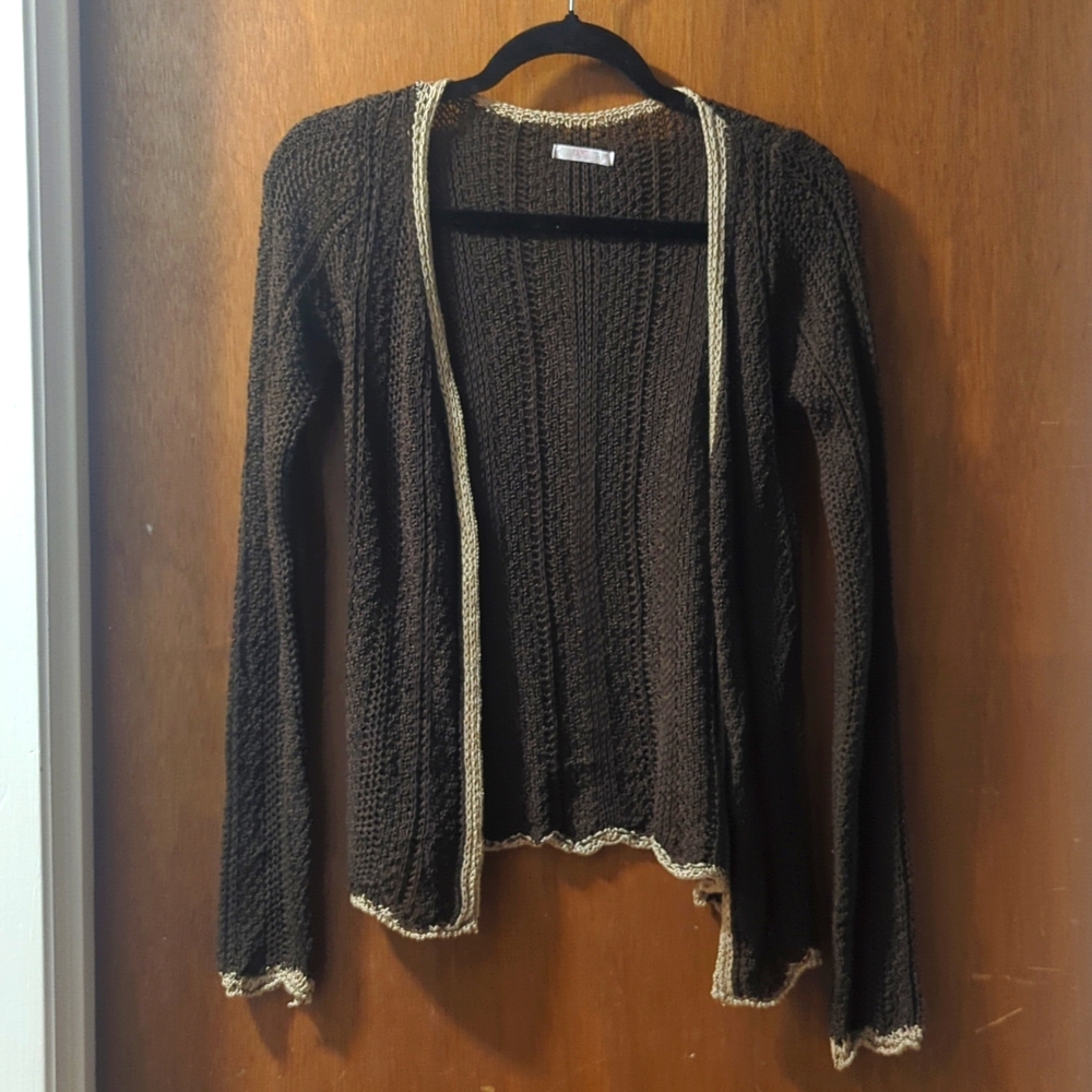 Brown & Tan Top